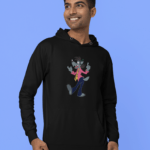 Mikina s potlačou – No počkaj zajac - vlk