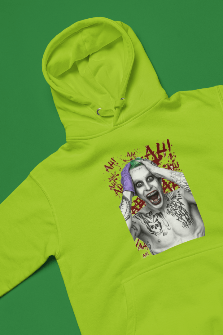 mockup of a cotton heritage pullover hoodie lying on a colorful surface m35300 1 1