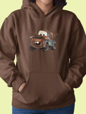 closeup view mockup featuring a woman with a pullover hoodie at a studio 15473a