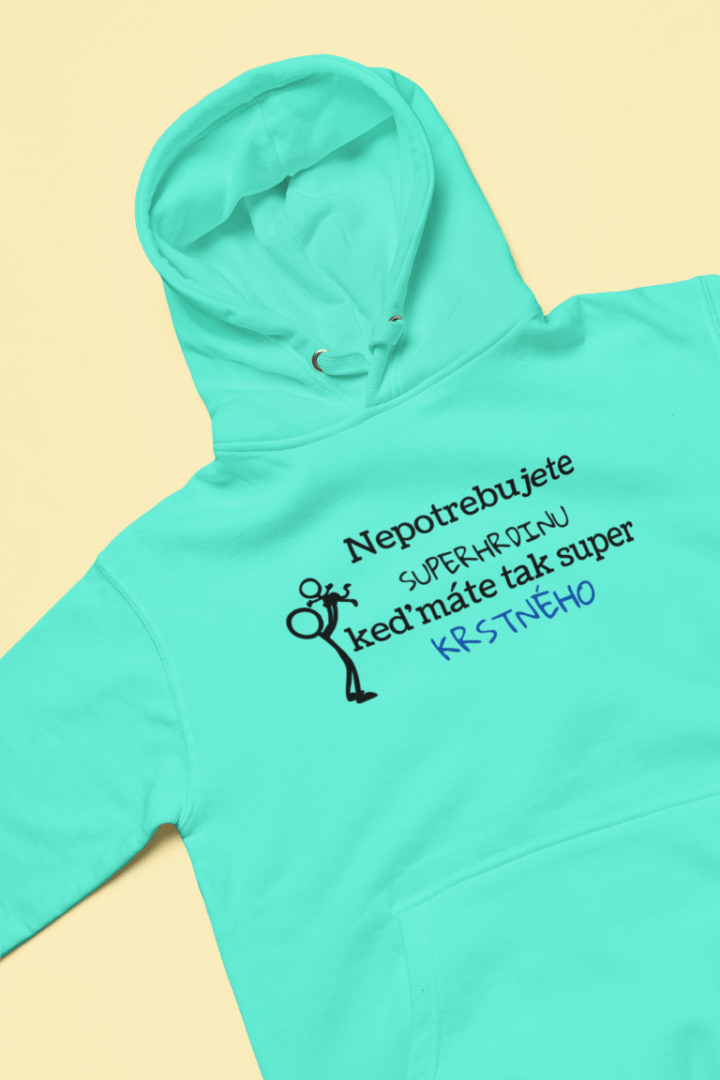 mockup of a cotton heritage pullover hoodie lying on a colorful surface m35300 2