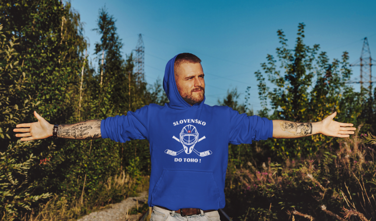 hoodie mockup featuring a tattooed man in the outdoors m19585 r el2 2