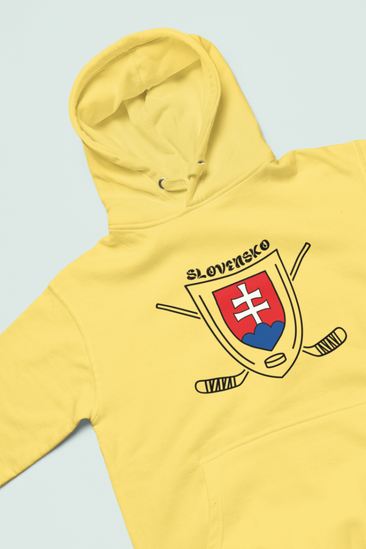 mockup of a cotton heritage pullover hoodie lying on a colorful surface m35300 12