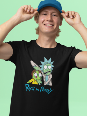 round neck tee mockup featuring a happy man posing in a studio m32748 1