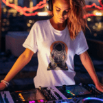 Tričko s potlačou – DJ Astronaut