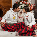 Mikina s potlačou –  Veselé Duo: Winedeer & Reinbeer