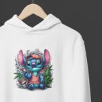 Mikina s potlačou – Stitch DOPE