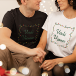 Tričko s potlačou – Veselé Vianoce - svetielka