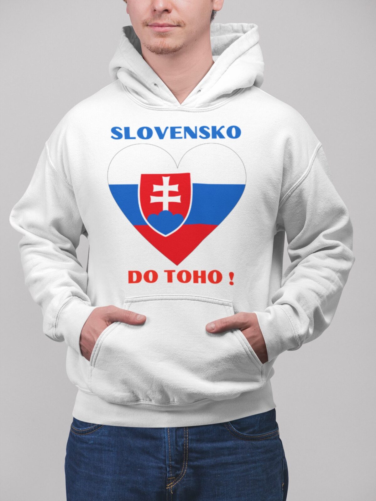 pullover hoodie mockup featuring a blonde man at a studio 23082