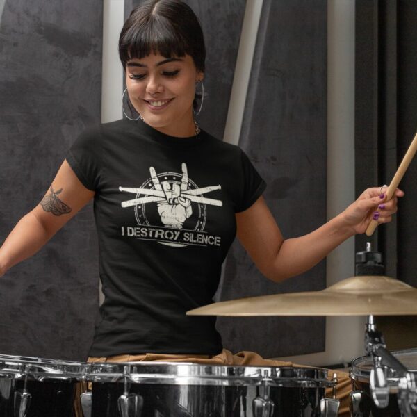 Tričko s potlačou – I destroy silence