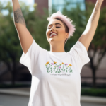 Tričko s potlačou – I am happy and grateful for my life