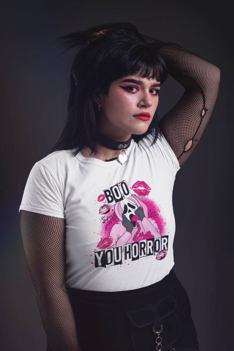 boo-you-horror-3.png Tričko s potlačou – Boo, you horror – Obrázok 1
