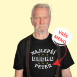 Tričko s potlačou – Najlepší dedko + vaše meno