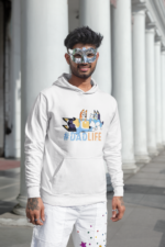 Mikina s potlačou –  Dad life bluey