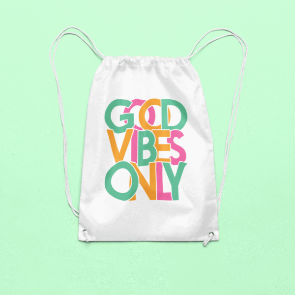 Batoh s potlačou – Good vibes only