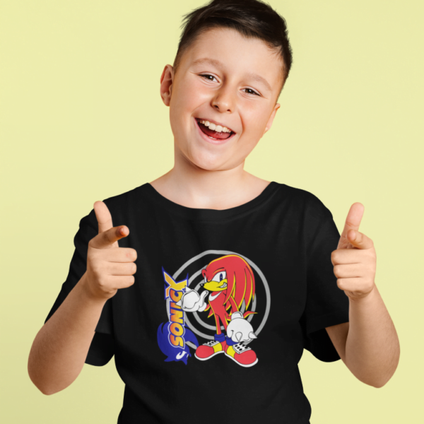 Tričko s potlačou – Ježko Sonic - Knuckles