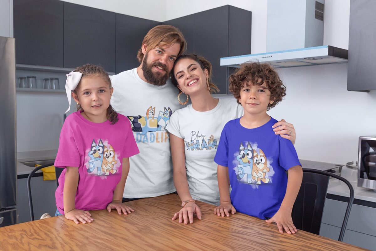 Tričko s potlačou – Bluey mama – Obrázok 2