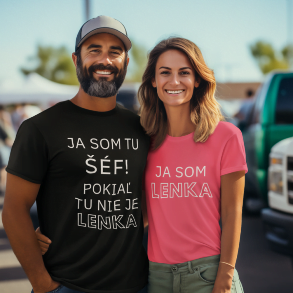 Tričko s potlačou – Ja som Lenka