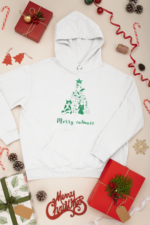 Mikina s potlačou –   Merry catmass – Obrázok 2