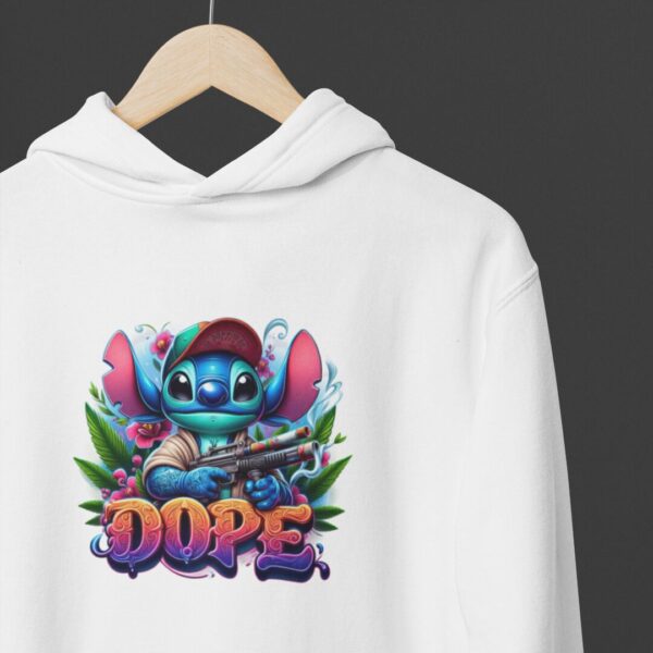 Mikina s potlačou – Stitch DOPE