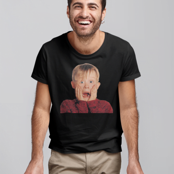 Tričko s potlačou – Sám doma