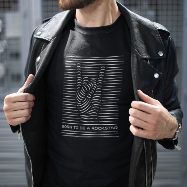 Tričko s potlačou – Born to be a rockstar