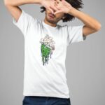 Tričko s potlačou – Zombie weed hand